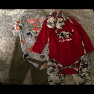 Lot of 2 baby outfits 3-6 and 6-9 months 👶